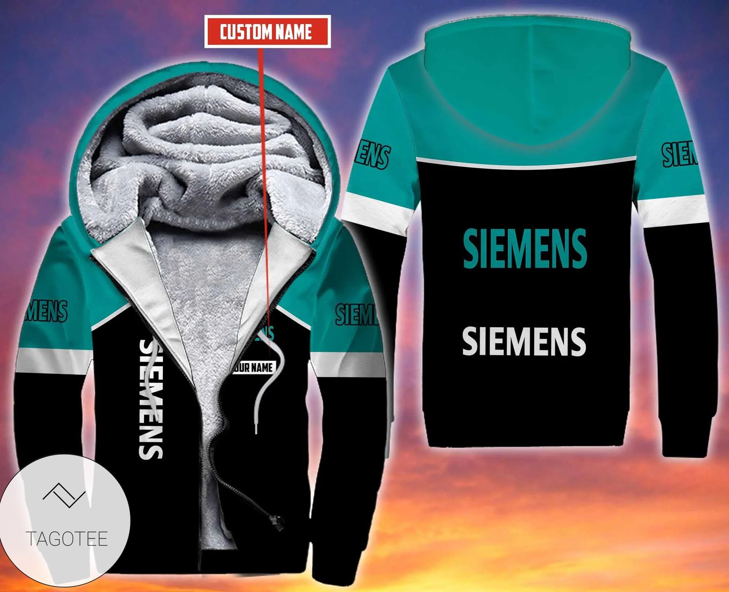 Personalized Siemens Fleece Hoodie Personalized Siemens Fleece Hoodie