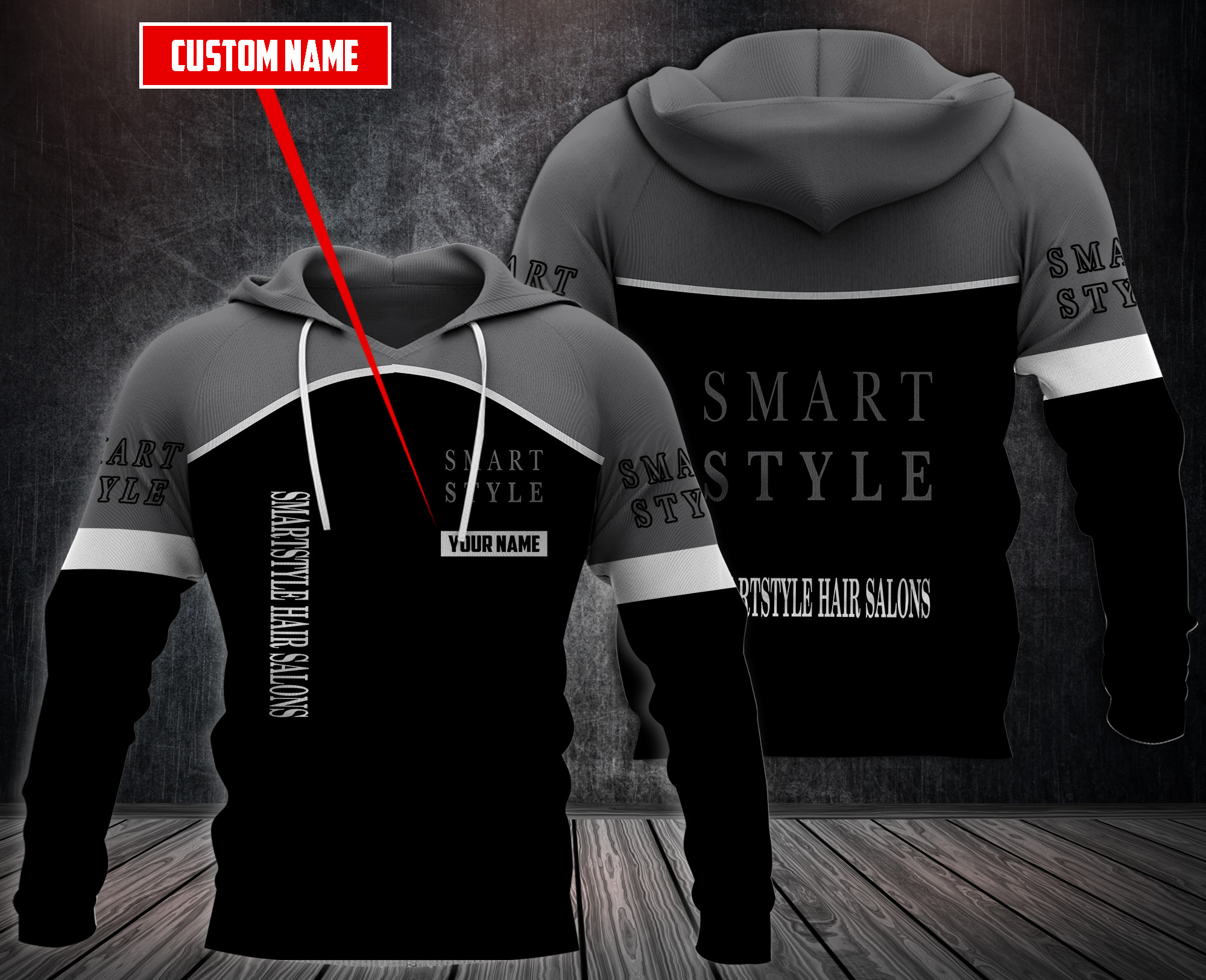 Personalized Smartstyle Hair Salons 3D Fleece Hoodie Personalized Smartstyle Hair Salons 3D Fleece Hoodie