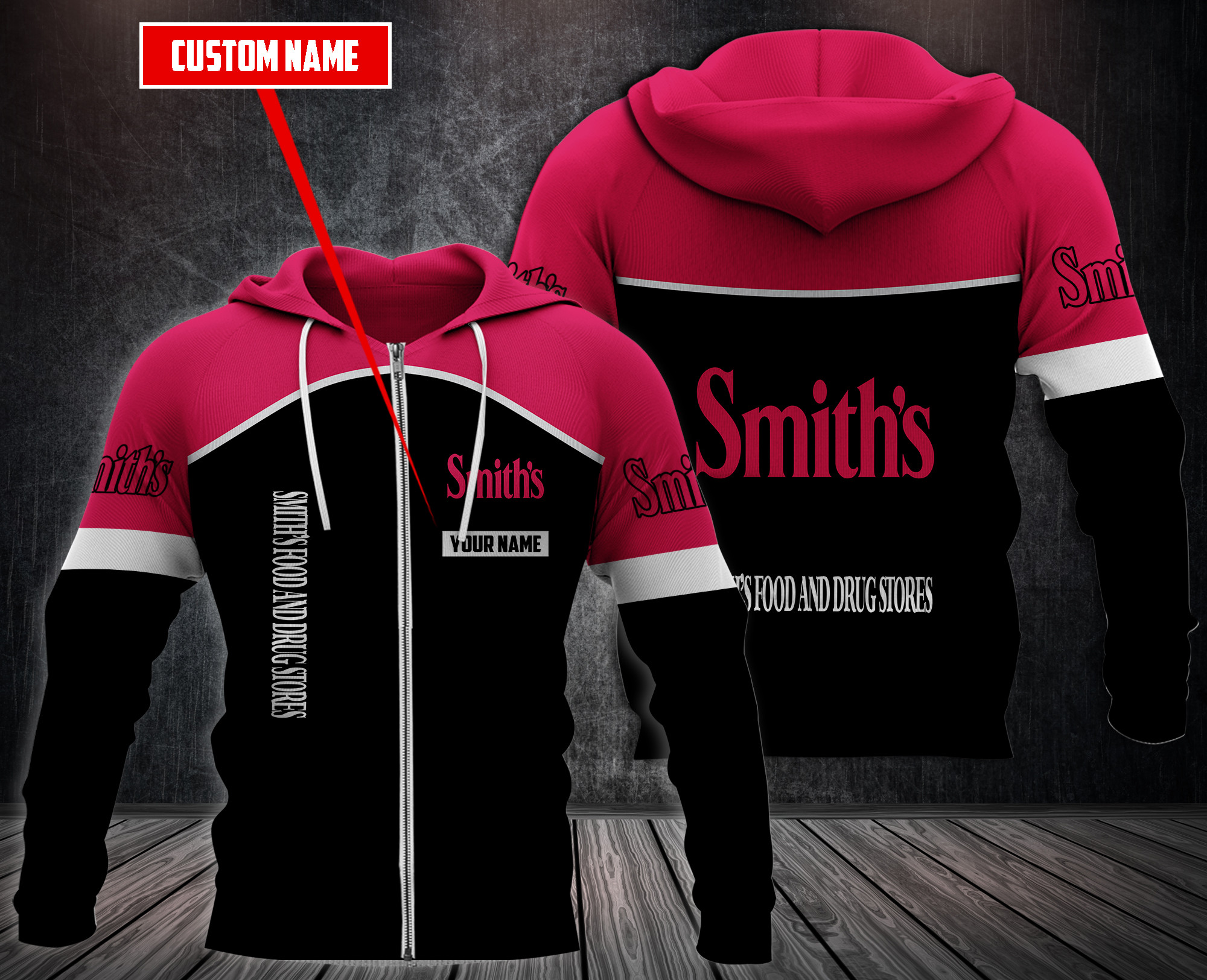 Personalized Smith’S Food And Drug Stores 3D Fleece Hoodie Personalized Smith’S Food And Drug Stores 3D Fleece Hoodie