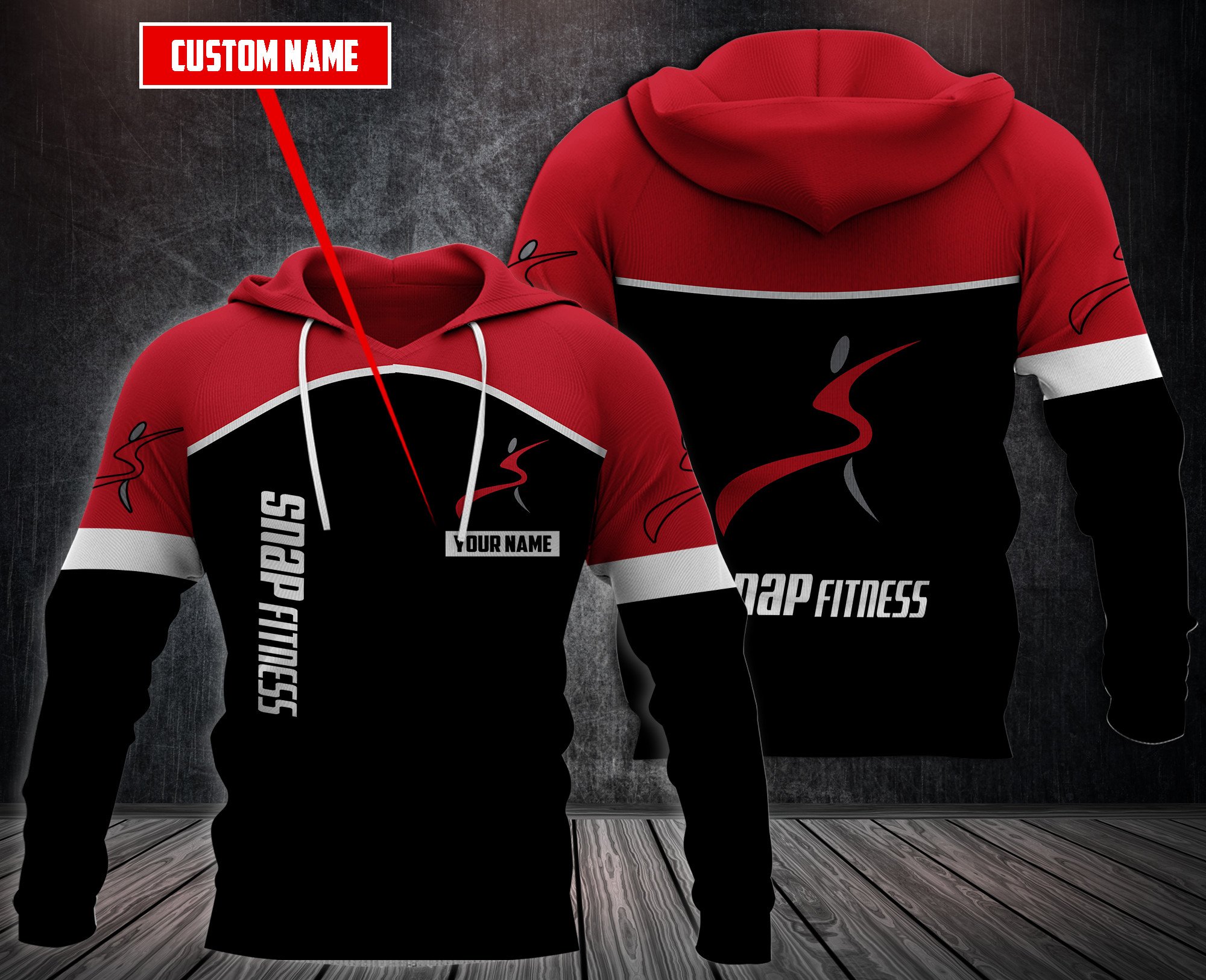Personalized-Snap-Fitness-3D-Hoodie-Fleece-Hoodie-2