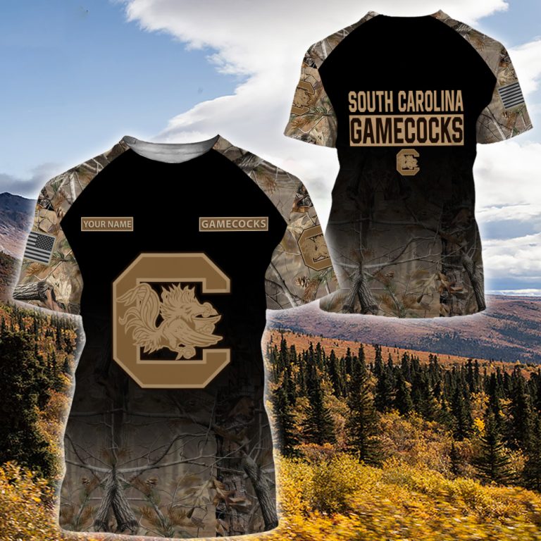 Personalized-South-Carolina-Gamecocks-Hunting-Camo-Custom-3D-Shirt-Hoodie-3