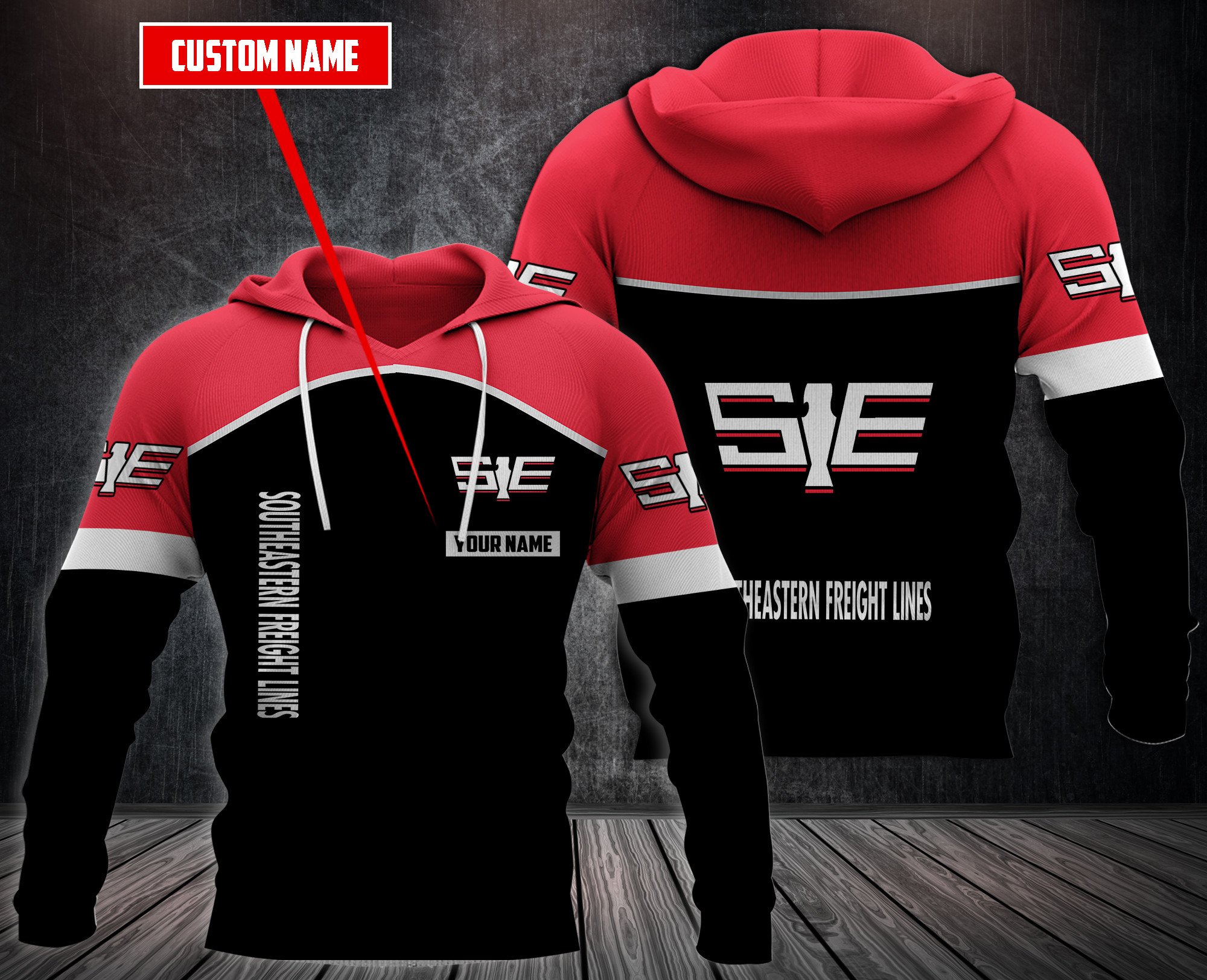 Personalized-Southeastern-Freight-Lines-3D-Hoodie-Fleece-Hoodie-2
