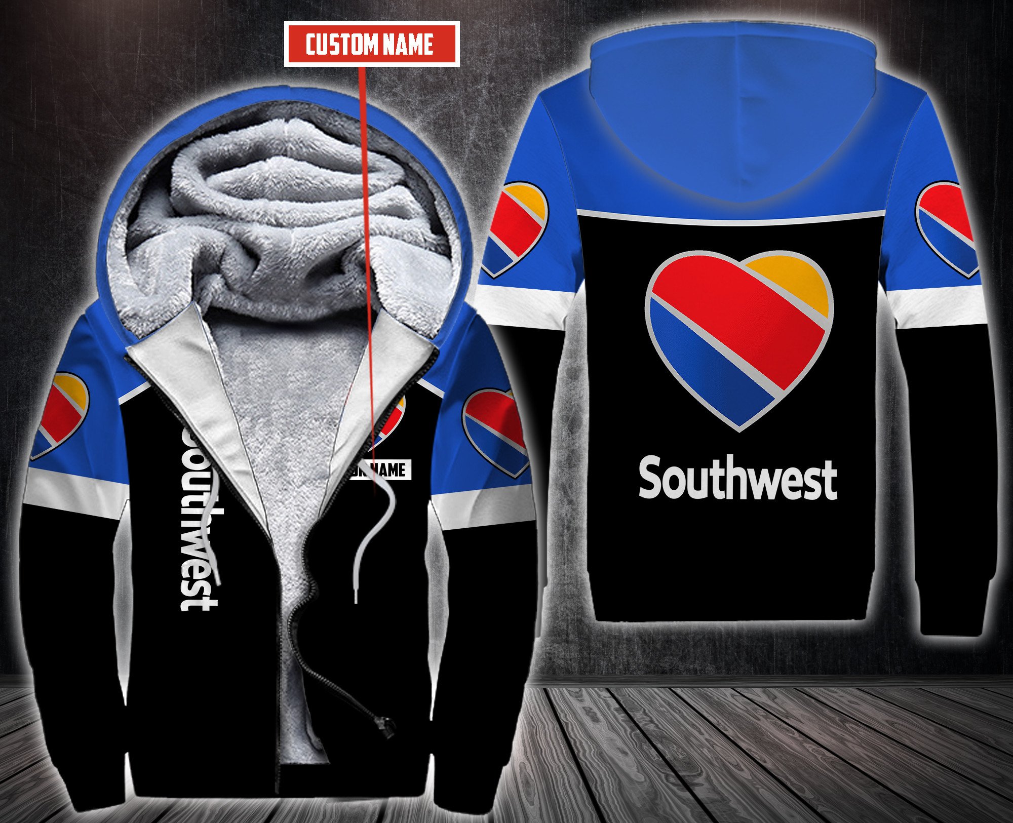 Personalized-Southwest-Airlines-Fleece-Hoodie-1