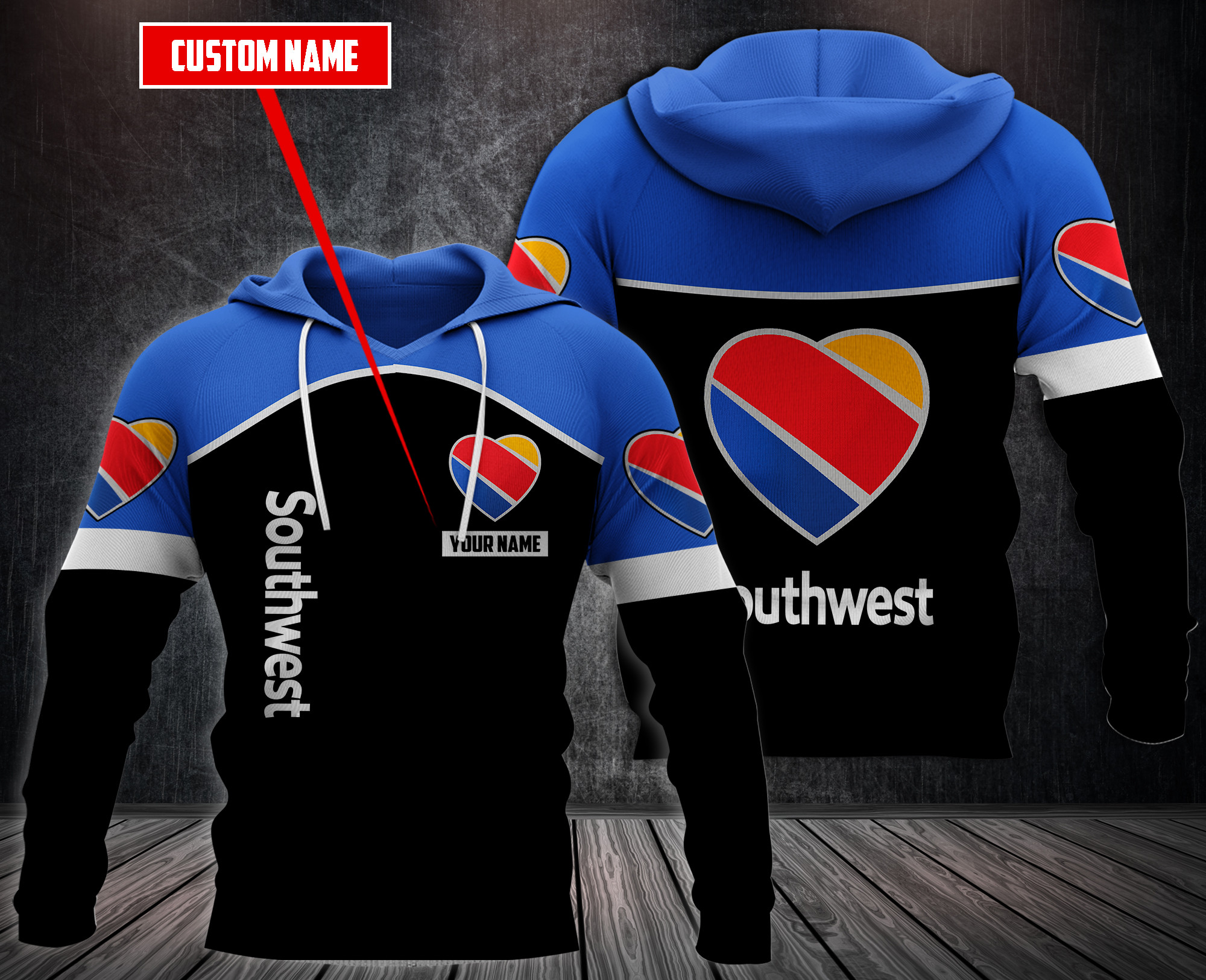 Personalized-Southwest-Airlines-Fleece-Hoodie-2