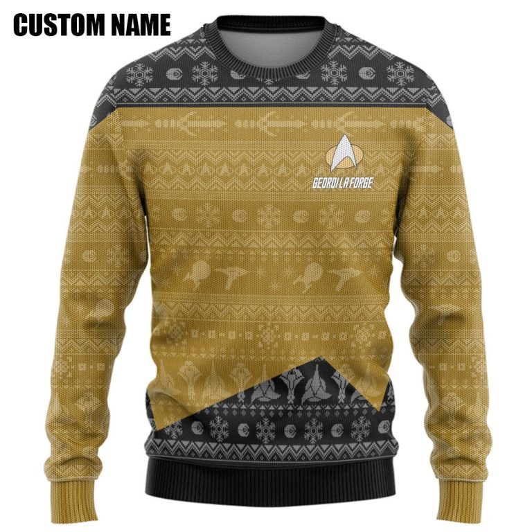 Personalized-Star-Trek-The-Next-Generation-1987-Yellow-3D-Shirt-Hoodie-2