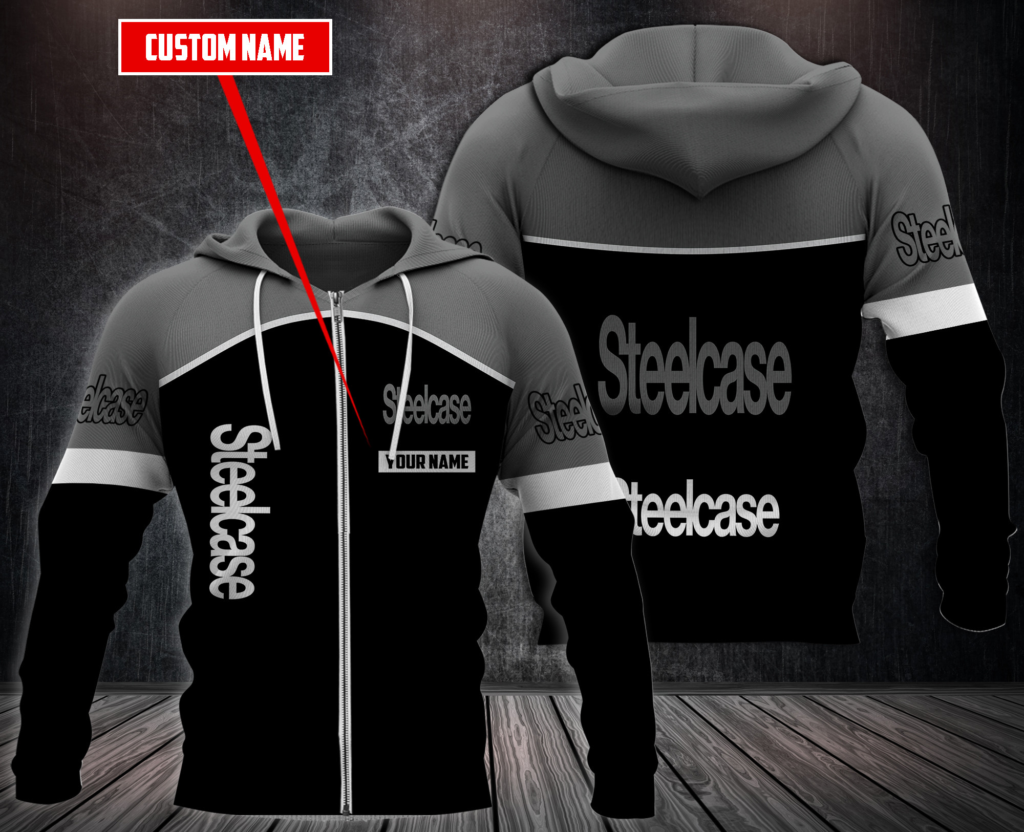 Personalized-Steelcase-3D-Fleece-Hoodie-Hoodie-3