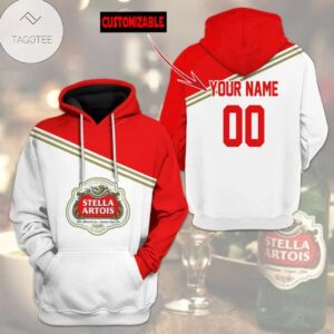 Personalized Stella Artois Beer Logo Hoodie