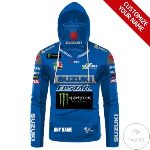 Personalized Suzuki Ecstar Branded Mask Hoodie