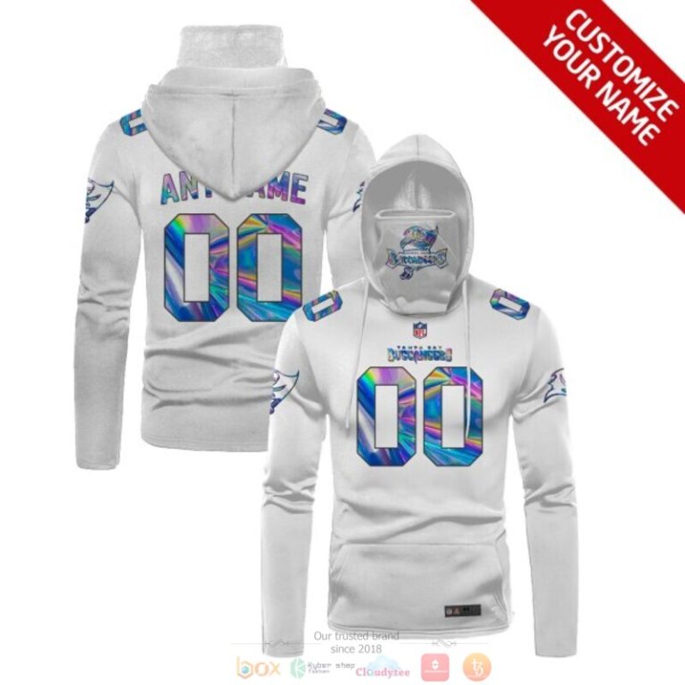 Personalized-Tampa-Bay-Buccaneers-White-Hologram-Nfl-Custom-3D-Hoodie-Mask-1