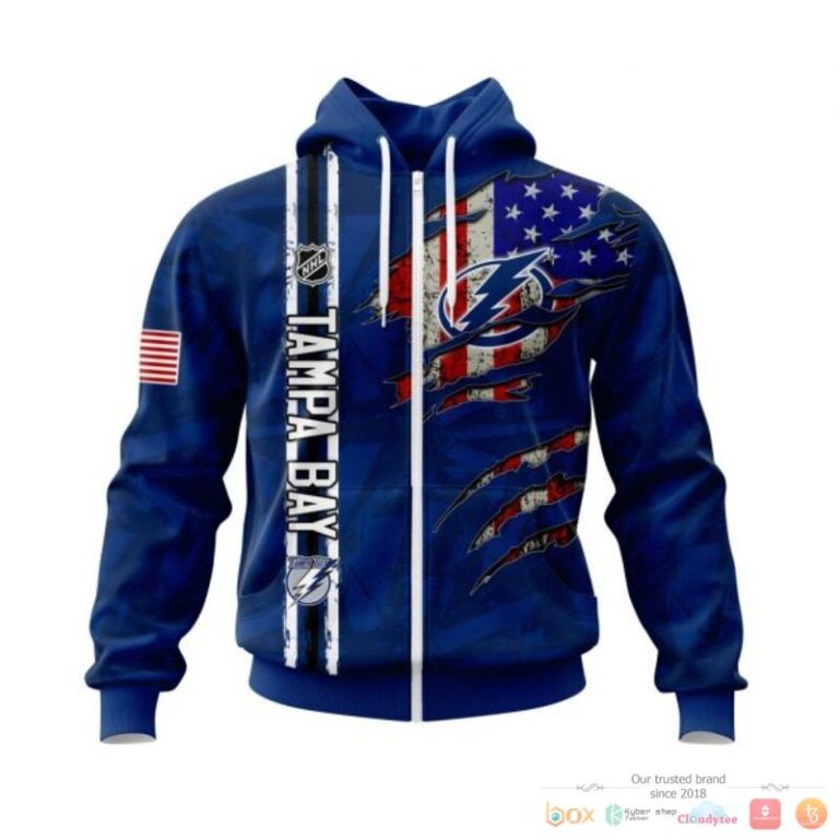 Personalized-Tampa-Bay-Lightning-With-American-Flag-3D-Shirt-Hoodie-2