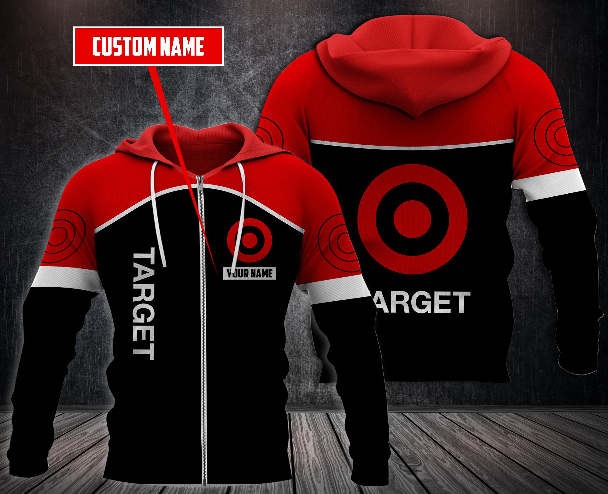Personalized Target Custom 3D Hoodie Personalized Target Custom 3D Hoodie