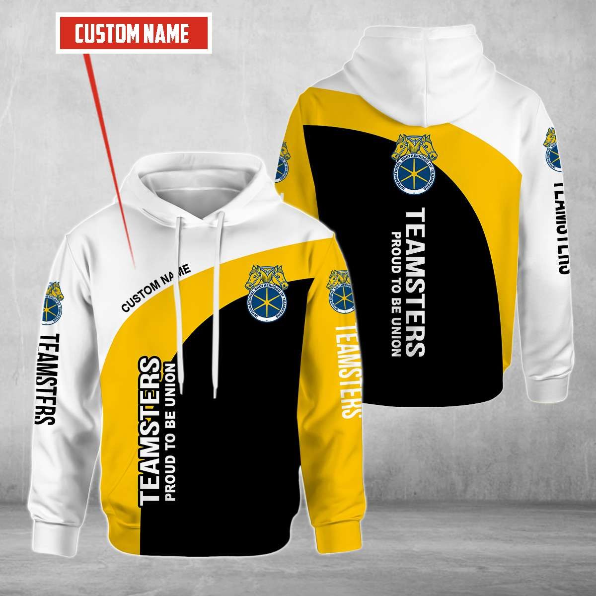 Personalized Teamsters Custom All Over Print 3D Hoodie Personalized Teamsters Custom All Over Print 3D Hoodie
