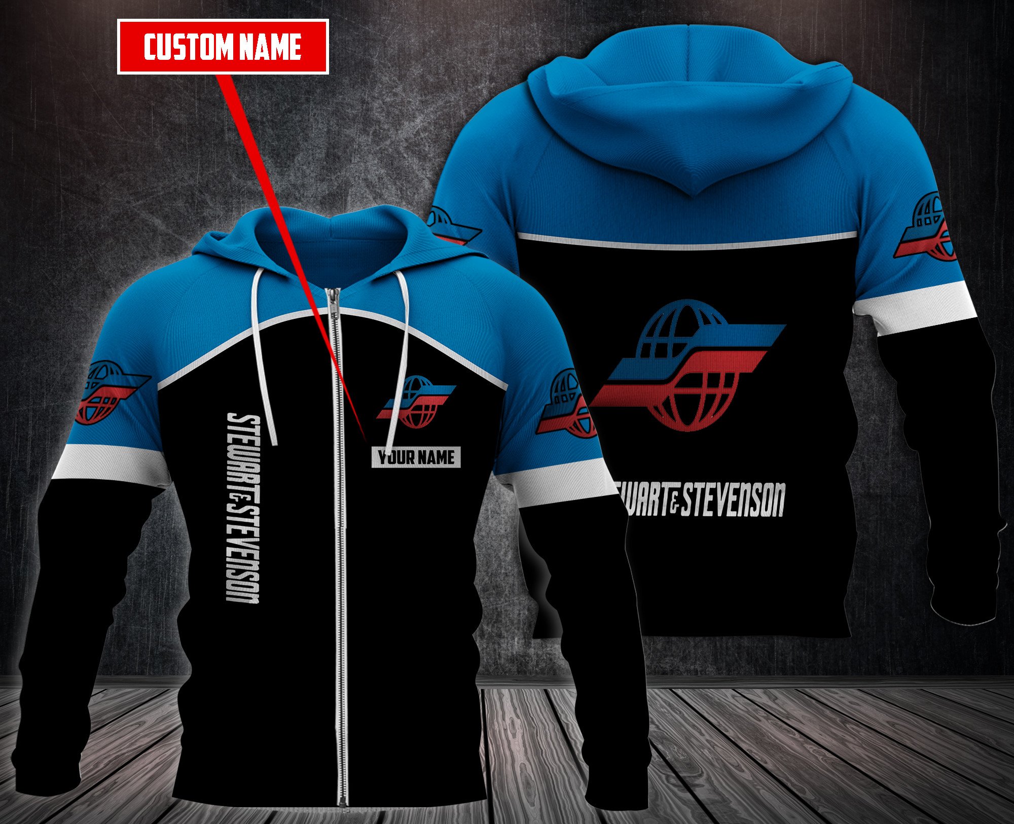 Personalized Tewart & Stevenson Custom Hoodie Personalized Tewart & Stevenson Custom Hoodie