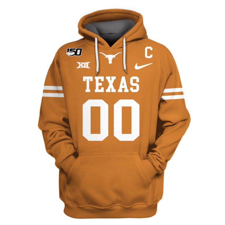 Personalized-Texas-Longhorns-150-Nike-White-Custom-3D-Shirt-Hoodie-3