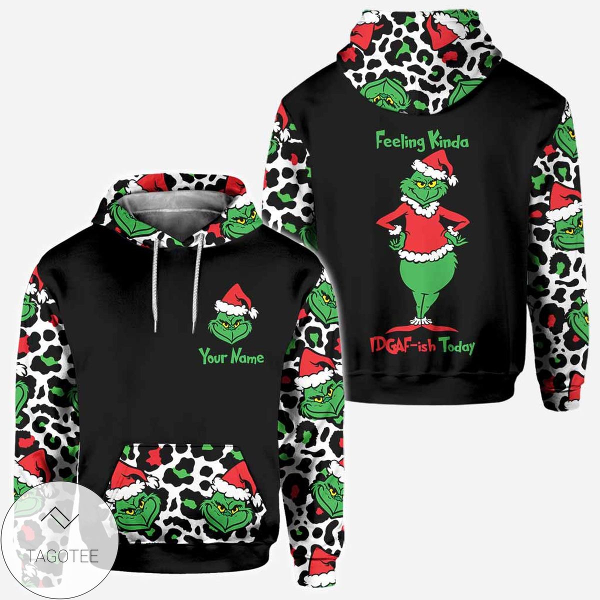 Personalized The Grinch Feeling Kinda Idgaf -Ish Today Hoodie Personalized The Grinch Feeling Kinda Idgaf -Ish Today Hoodie
