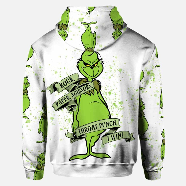 Personalized-The-Grinch-Rock-Paper-Scissors-I-Win-Hoodie-Legging-2