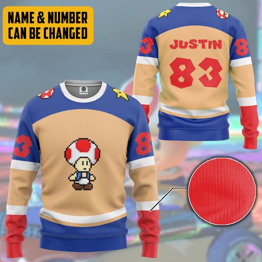Personalized Toad Custom 3D Shirt Personalized Toad Custom 3D Shirt