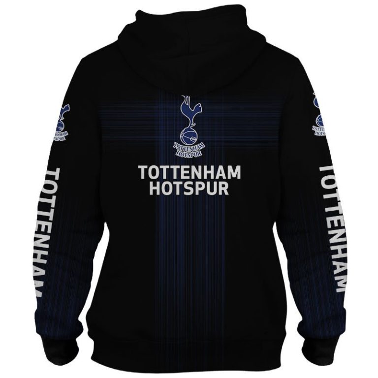 Personalized-Tottenham-Hotspur-Black-Custom-3D-Shirt-Hoodie-2