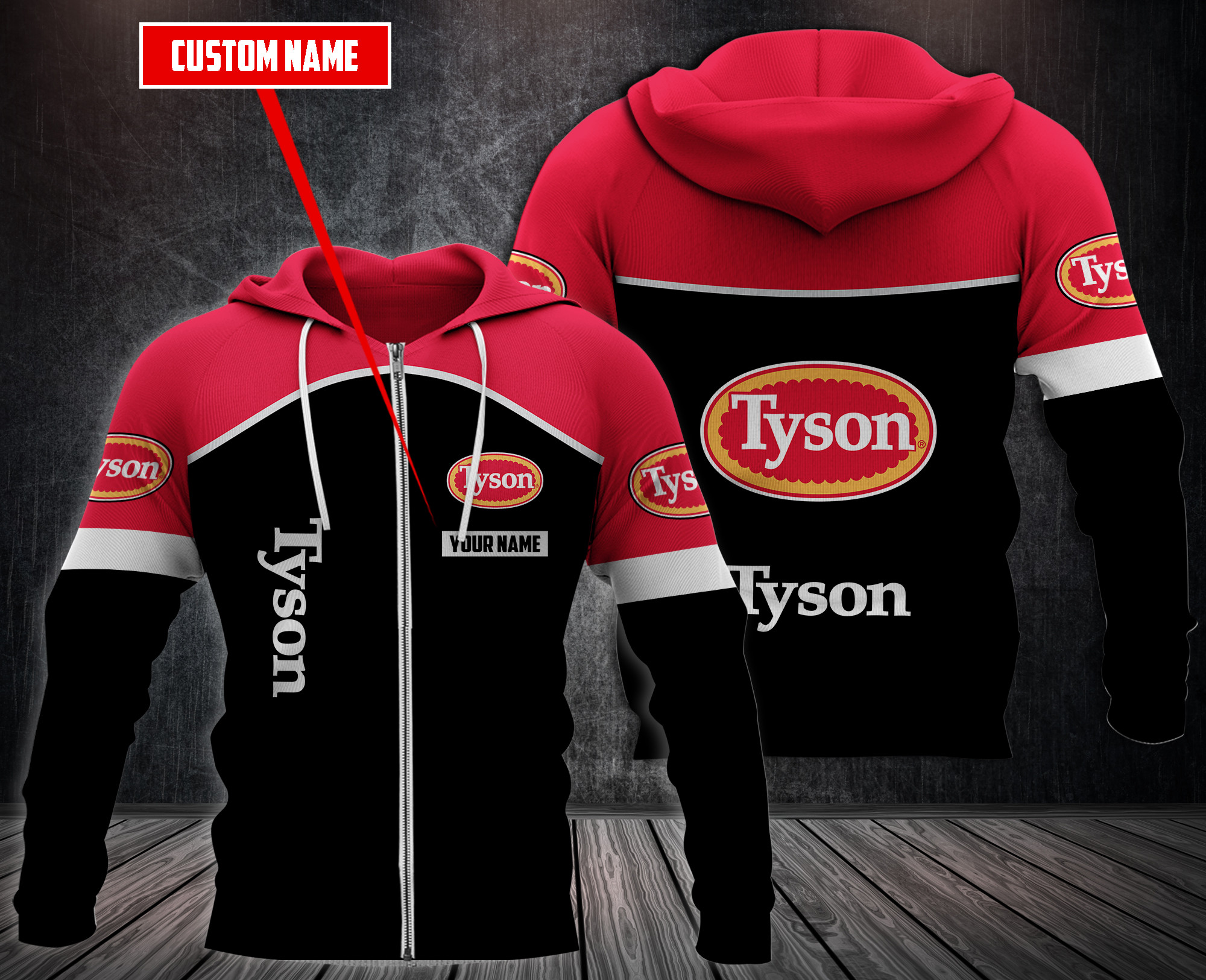 Personalized-Tyson-Foods-3D-Fleece-Hoodie-Hoodie-3