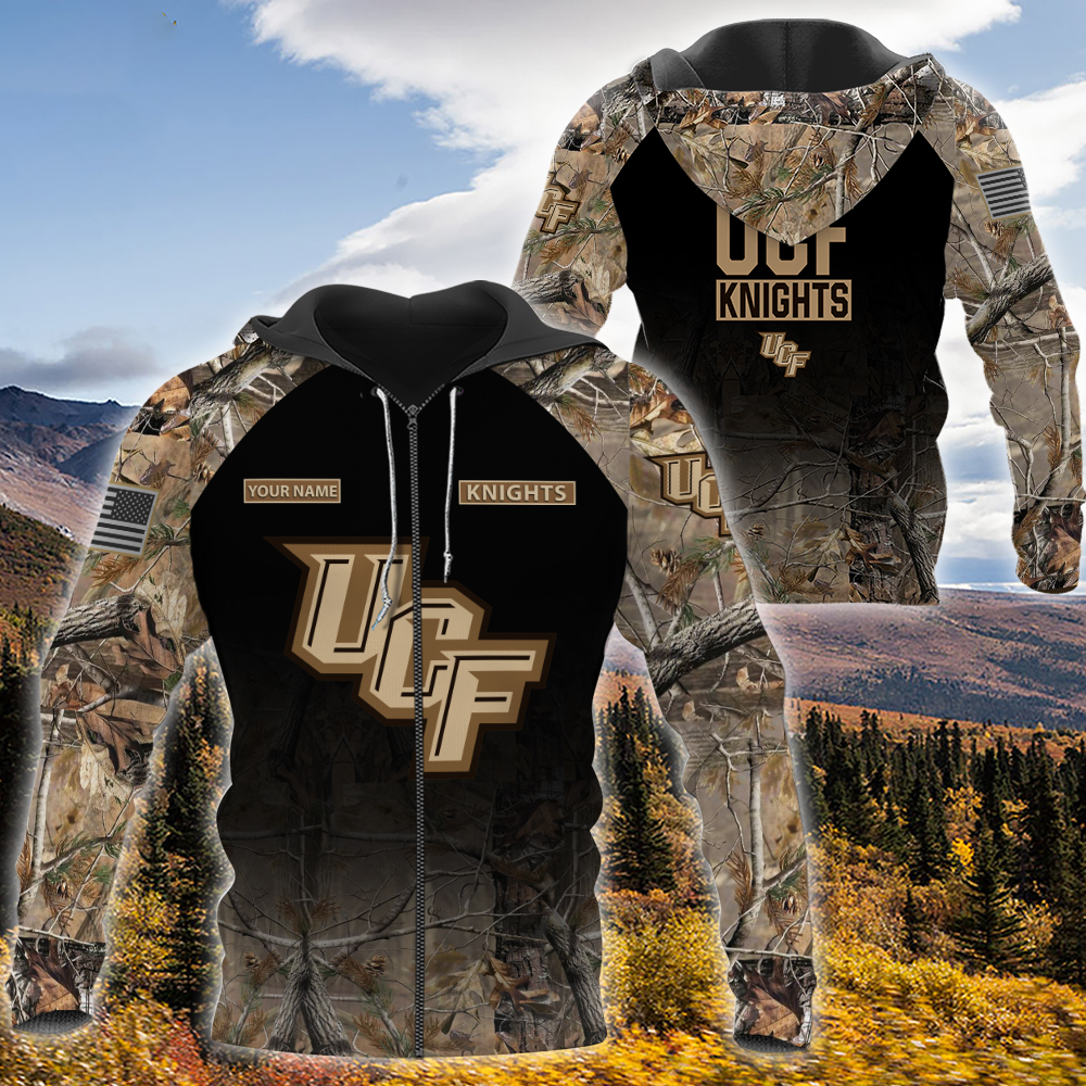 Personalized Ucf Knights Hunting Camo Custom 3D Shirt Personalized Ucf Knights Hunting Camo Custom 3D Shirt