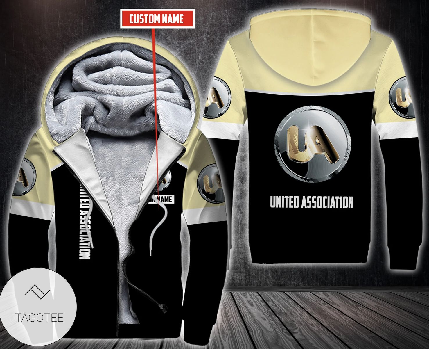 Personalized United Association Fleece Hoodie Personalized United Association Fleece Hoodie