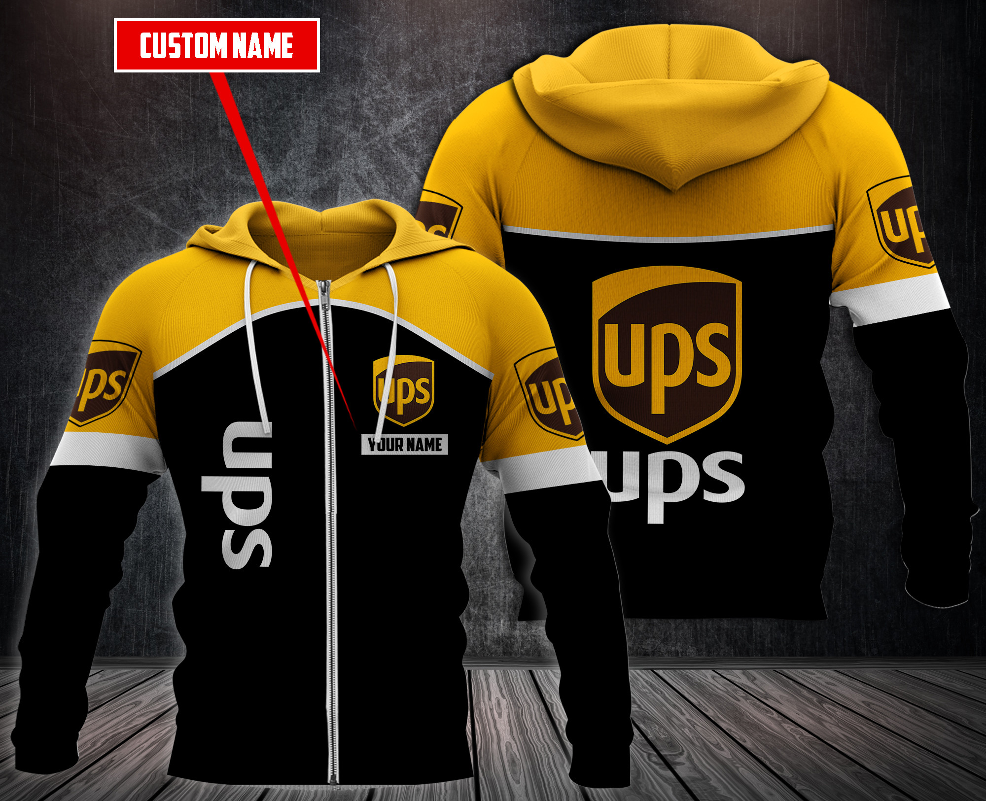 Personalized-Ups-3D-Fleece-Hoodie-Hoodie-2