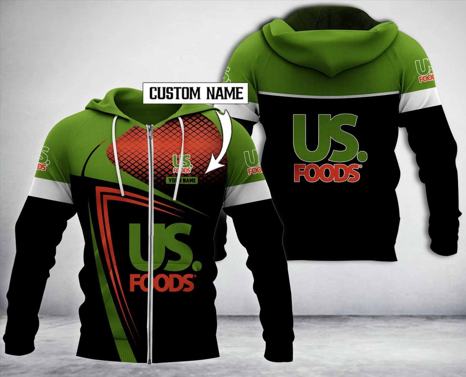 Personalized Us Foods 3D Hoodie Personalized Us Foods 3D Hoodie