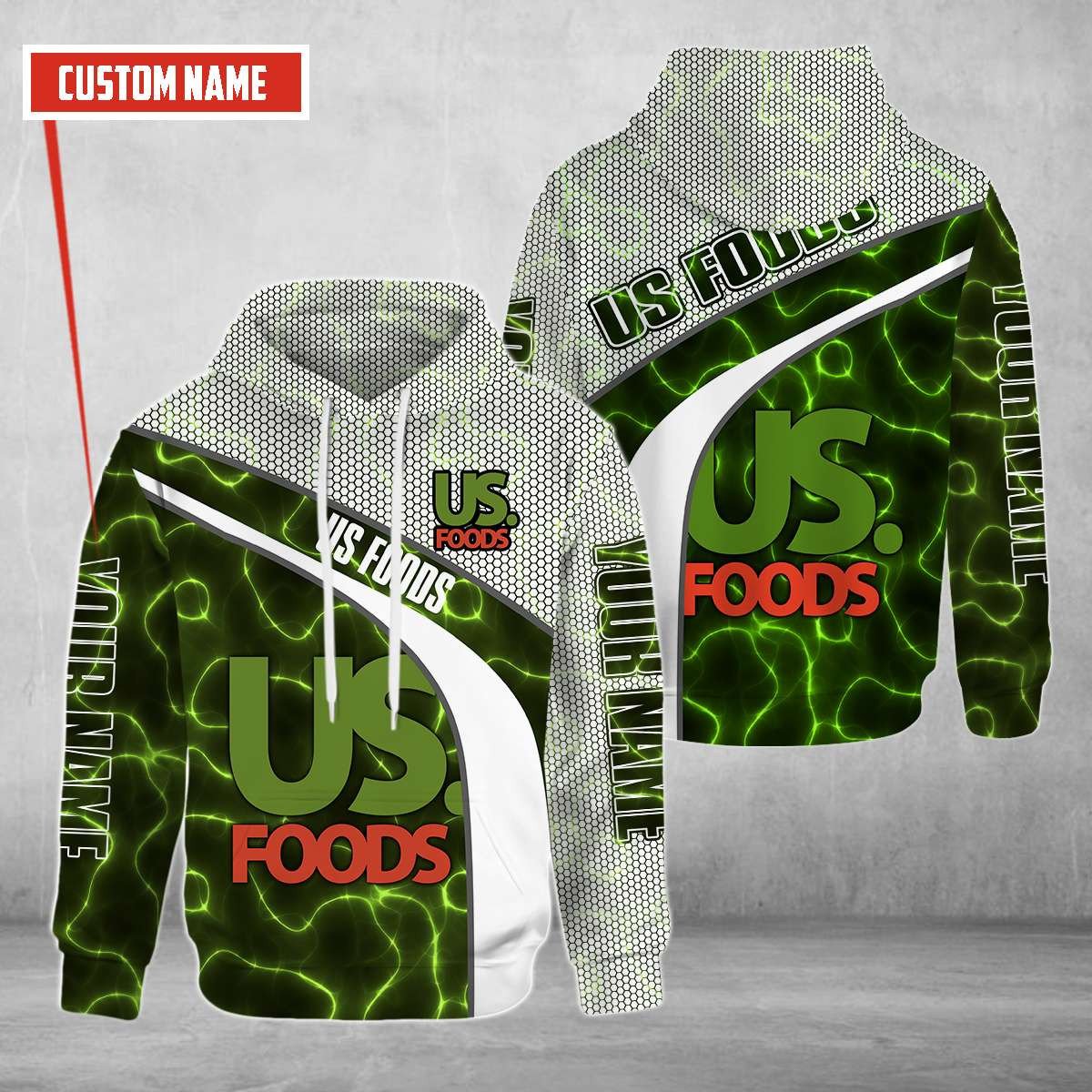 Personalized Us Foods Custom All Over Print 3D Hoodie Personalized Us Foods Custom All Over Print 3D Hoodie