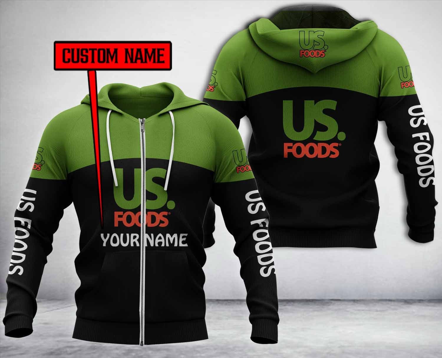 Personalized Us Foods Ver2 3D Hoodie Personalized Us Foods Ver2 3D Hoodie