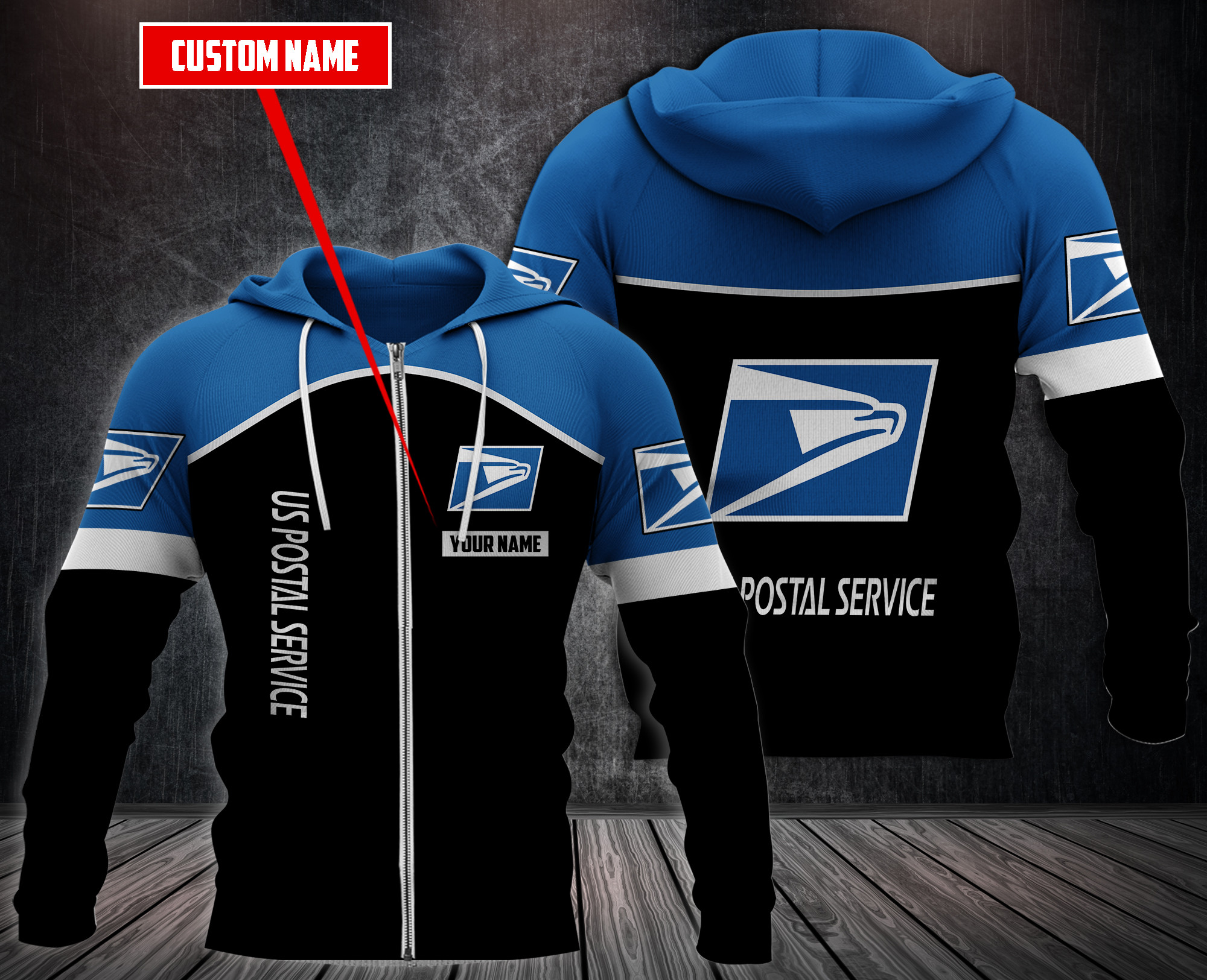 Personalized-Us-Postal-Service-3D-Fleece-Hoodie-Hoodie-3