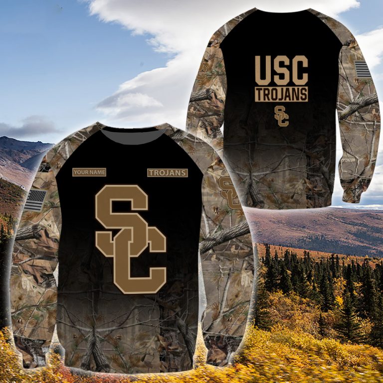 Personalized-Usc-Trojans-Hunting-Camo-Custom-3D-Shirt-Hoodie-2