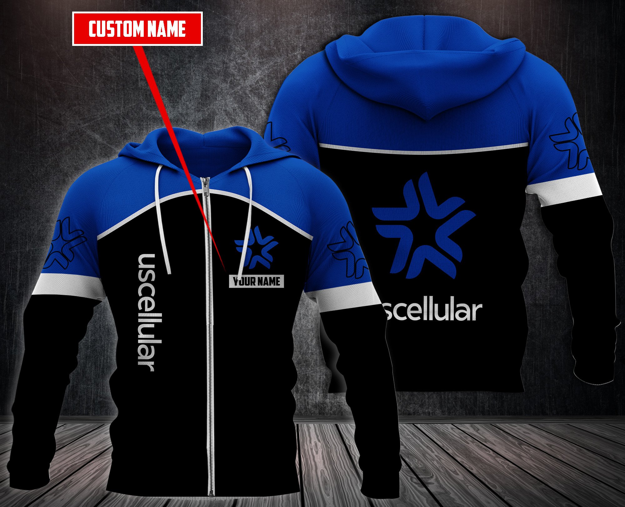 Personalized Uscellular Custom Hoodie Personalized Uscellular Custom Hoodie