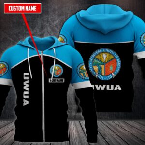 Personalized Utility Workers Union Of America Fleece Hoodie