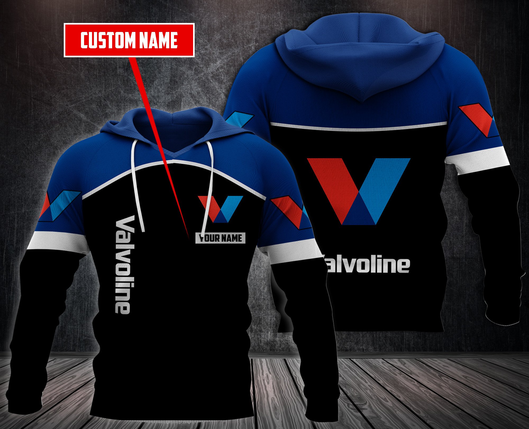 Personalized-Valvoline-Custom-3D-Fleece-Hoodie-Hoodie-2