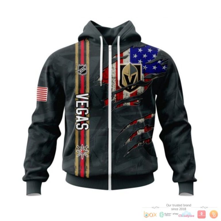 Personalized-Vegas-Golden-Knights-With-American-Flag-3D-Shirt-Hoodie-2