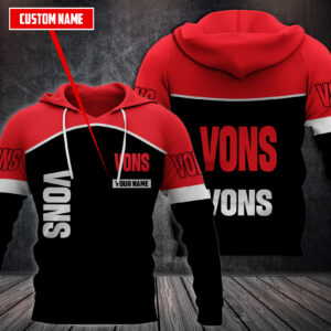 Personalized Vons 3D Fleece Hoodie