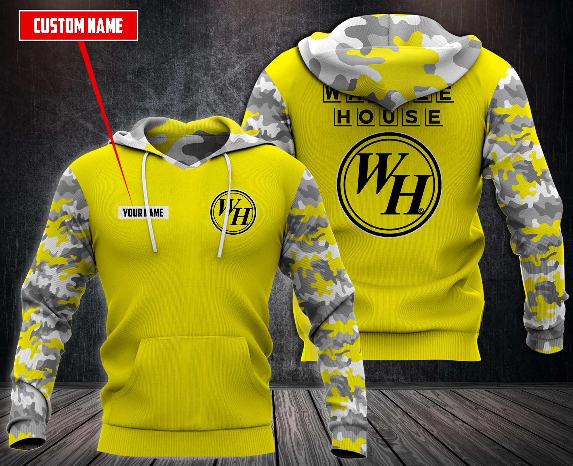 Personalized Waffle House 3D Fleece Hoodie Personalized Waffle House 3D Fleece Hoodie