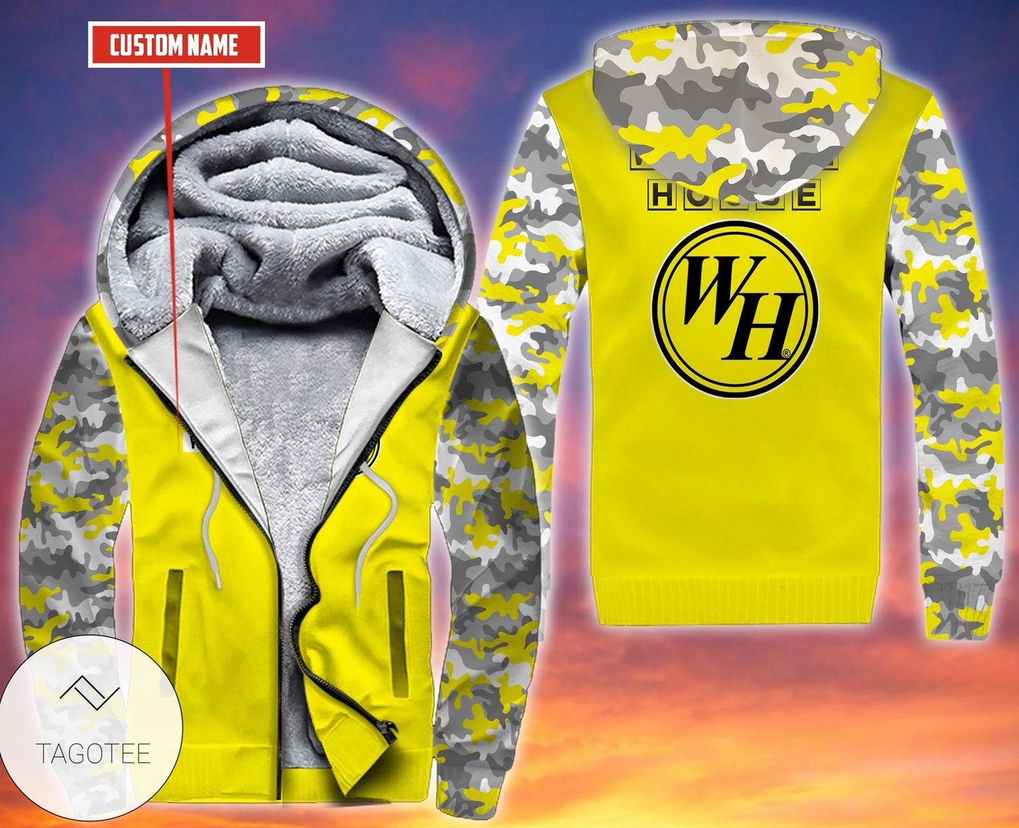 Personalized Waffle House Fleece Hoodie Personalized Waffle House Fleece Hoodie