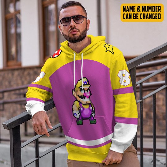 Personalized Wario Custom 3D Shirt Personalized Wario Custom 3D Shirt