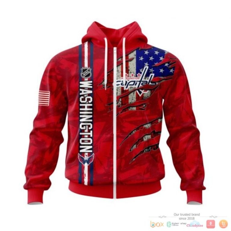 Personalized-Washington-Capitals-With-American-Flag-3D-Shirt-Hoodie-2