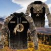 Personalized Washington Redskins Nfl Hunting Camo Custom 3D Shirt