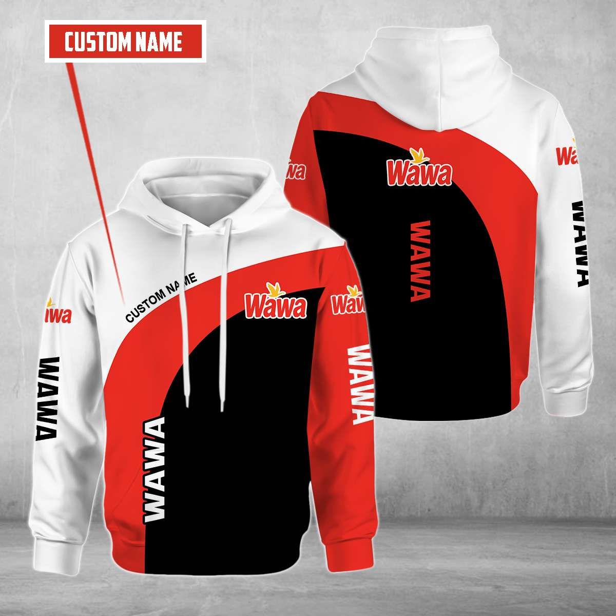 Personalized Wawa 3D Hoodie Personalized Wawa 3D Hoodie