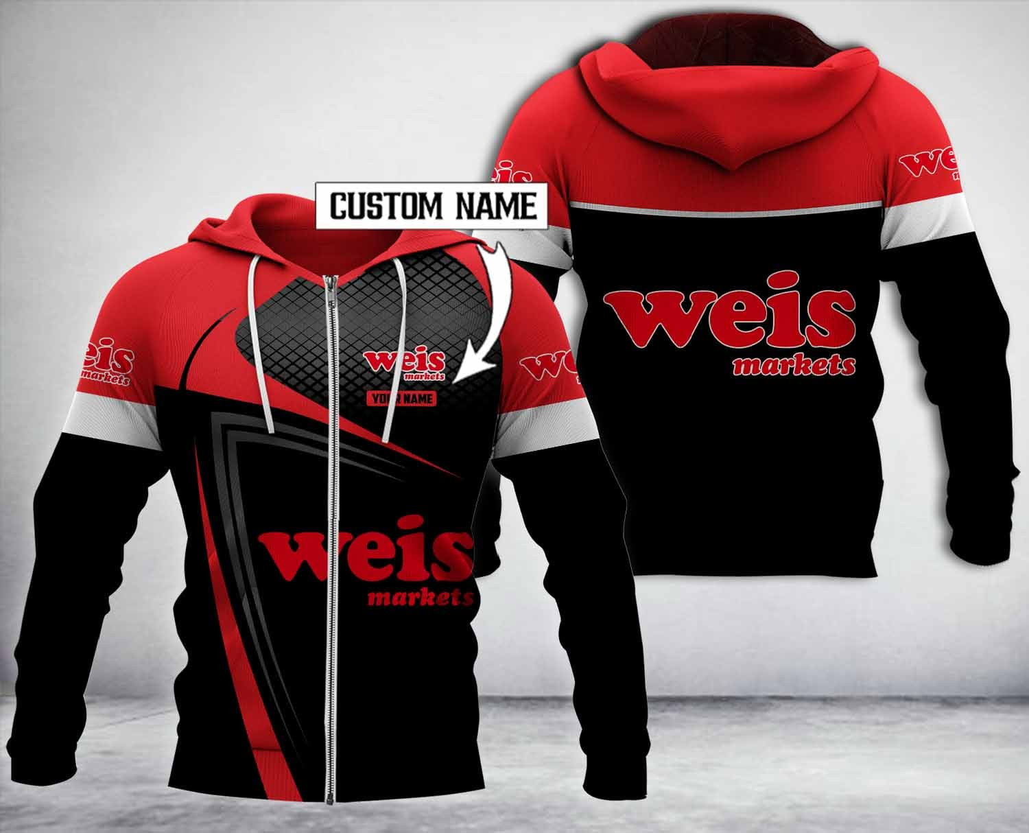 Personalized Weis Markets 3D Hoodie Personalized Weis Markets 3D Hoodie
