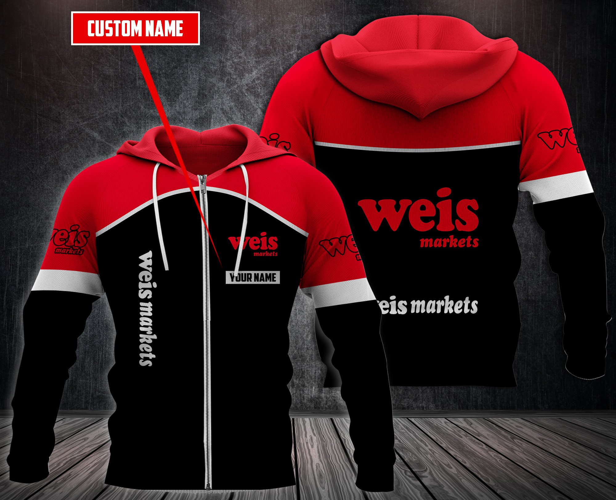 Personalized Weis Markets Custom 3D Hoodie Personalized Weis Markets Custom 3D Hoodie