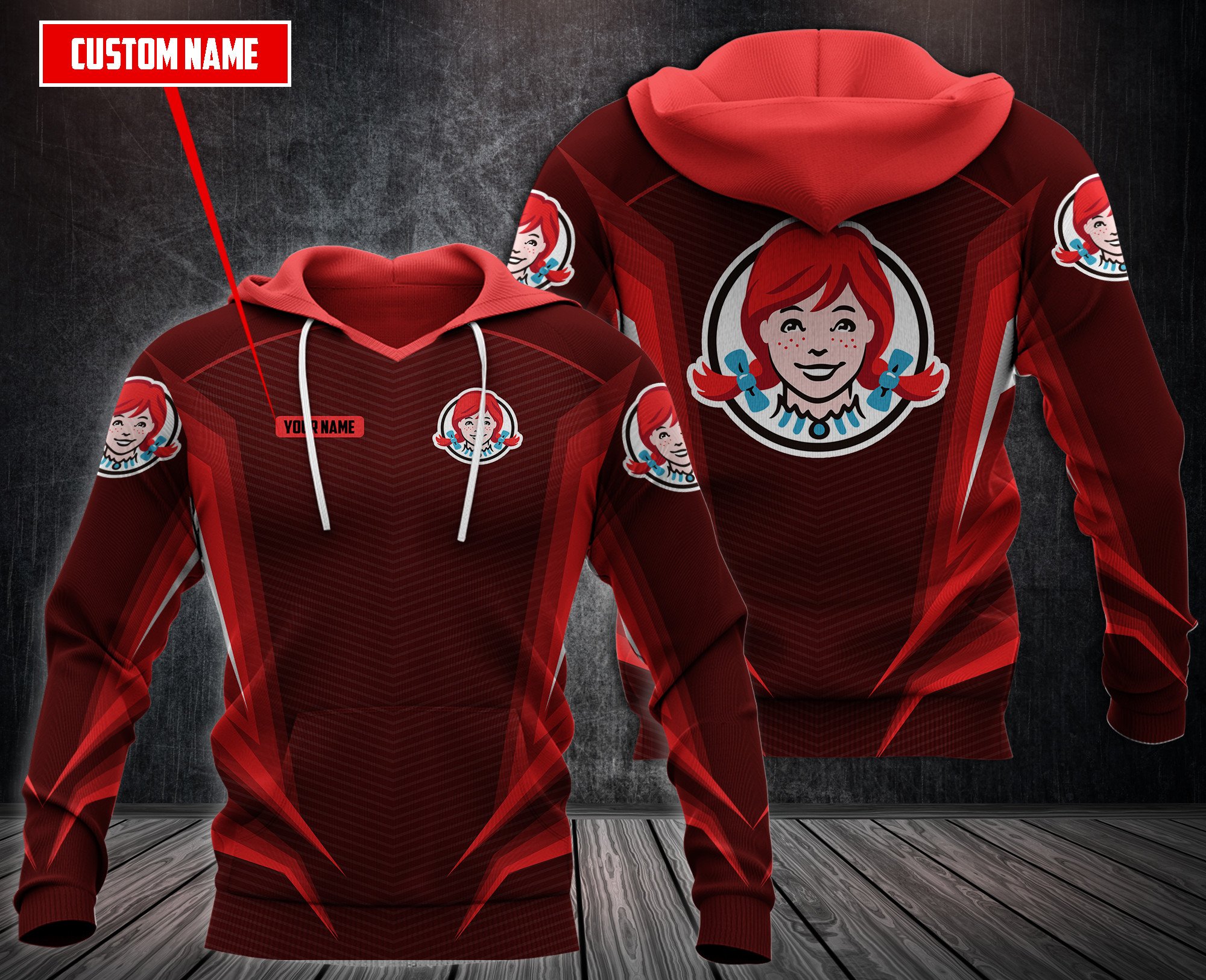 Personalized-WendyS-Custom-3D-Fleece-Hoodie-Hoodie-2