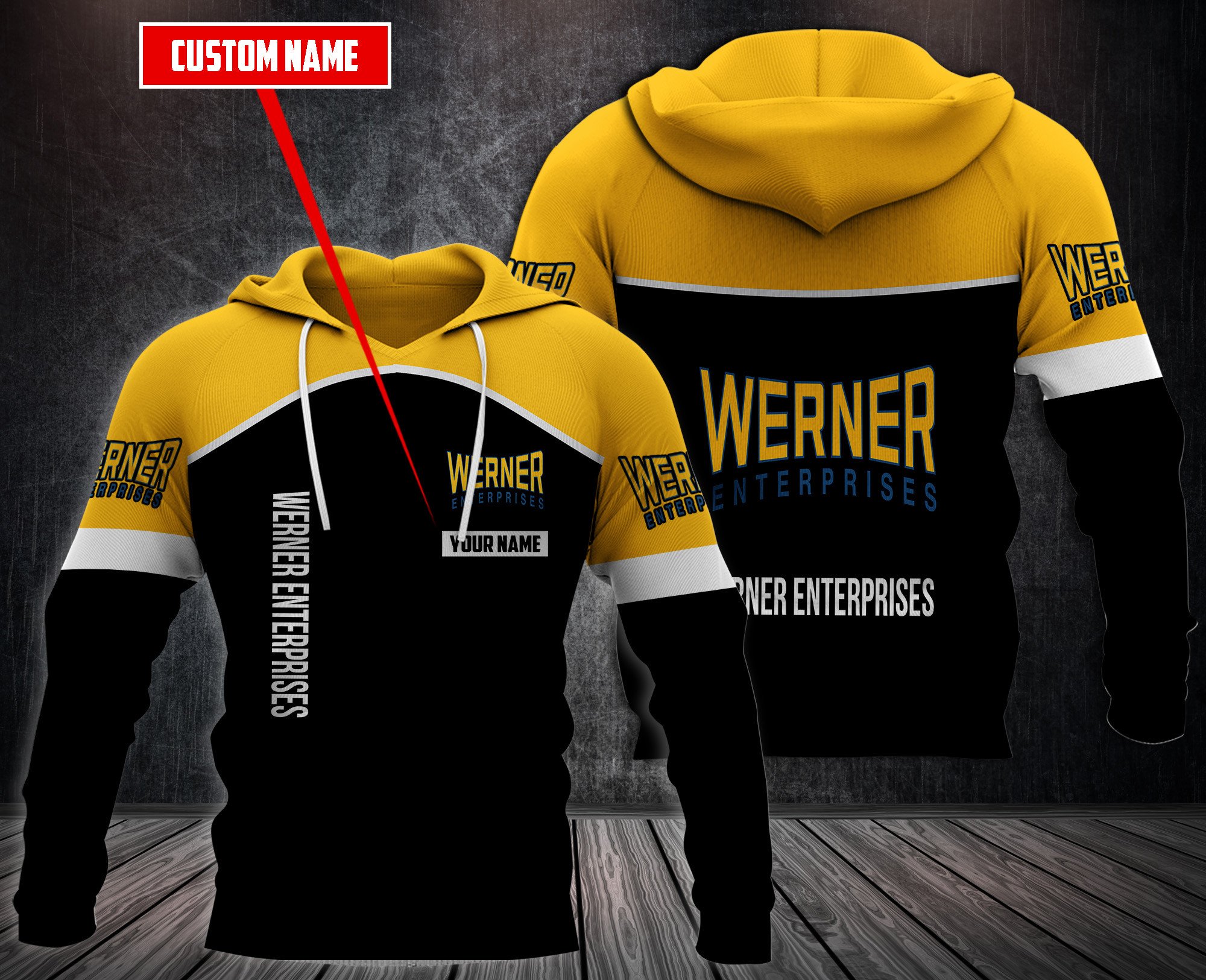 Personalized-Werner-Enterprises-3D-Hoodie-Fleece-Hoodie-2