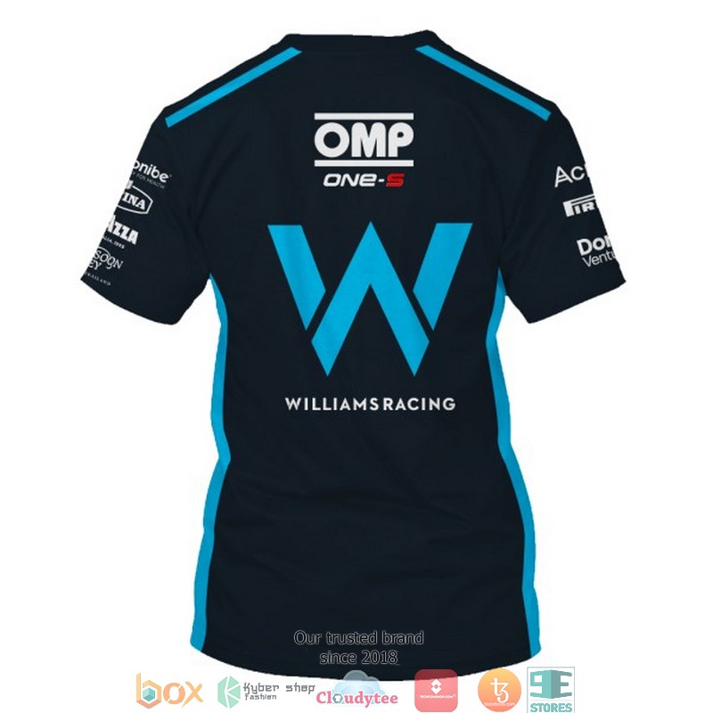 Personalized Williams Racing 3D Hoodie Personalized Williams Racing 3D Hoodie
