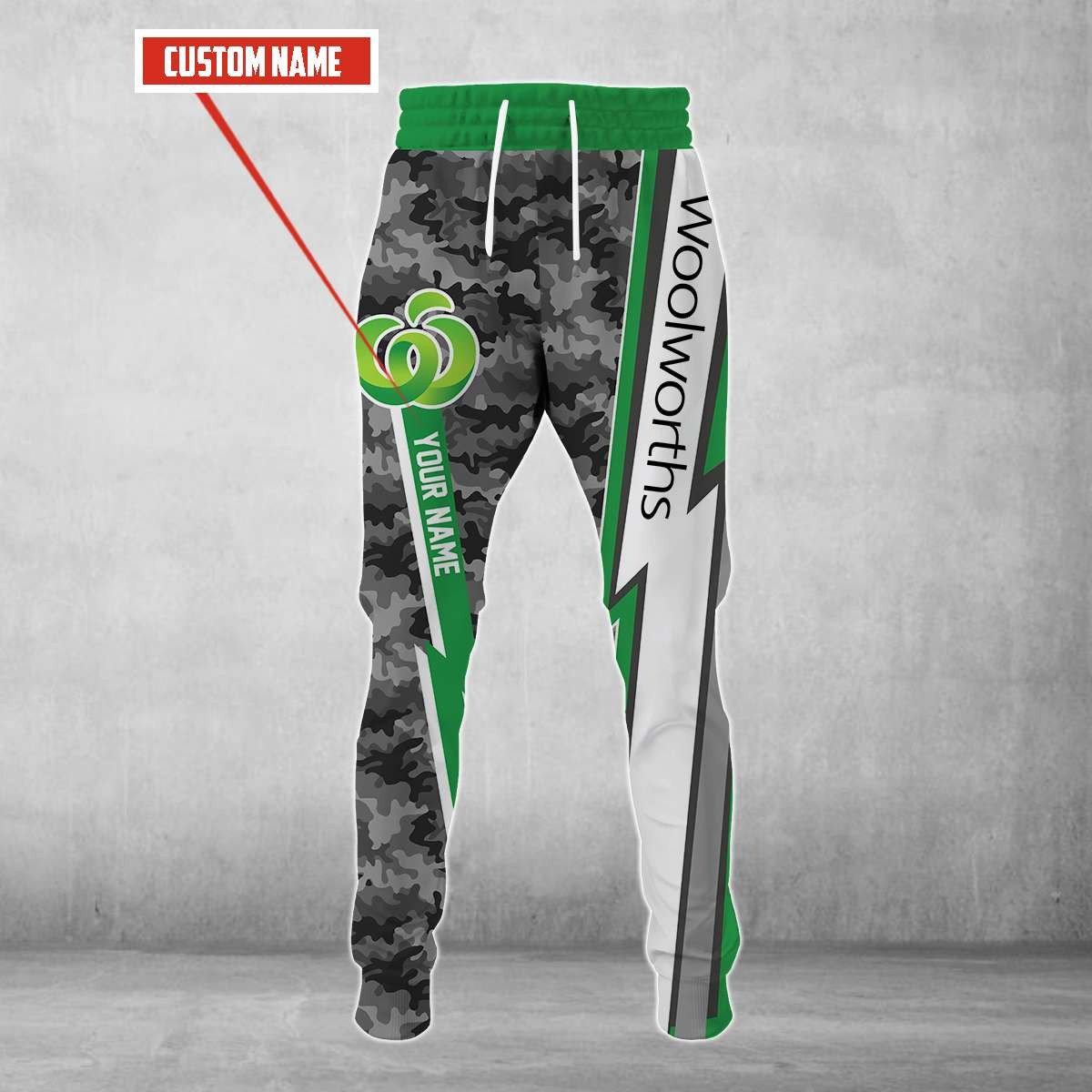 Personalized Woolworths Camo Custom 3D Hoodie Personalized Woolworths Camo Custom 3D Hoodie