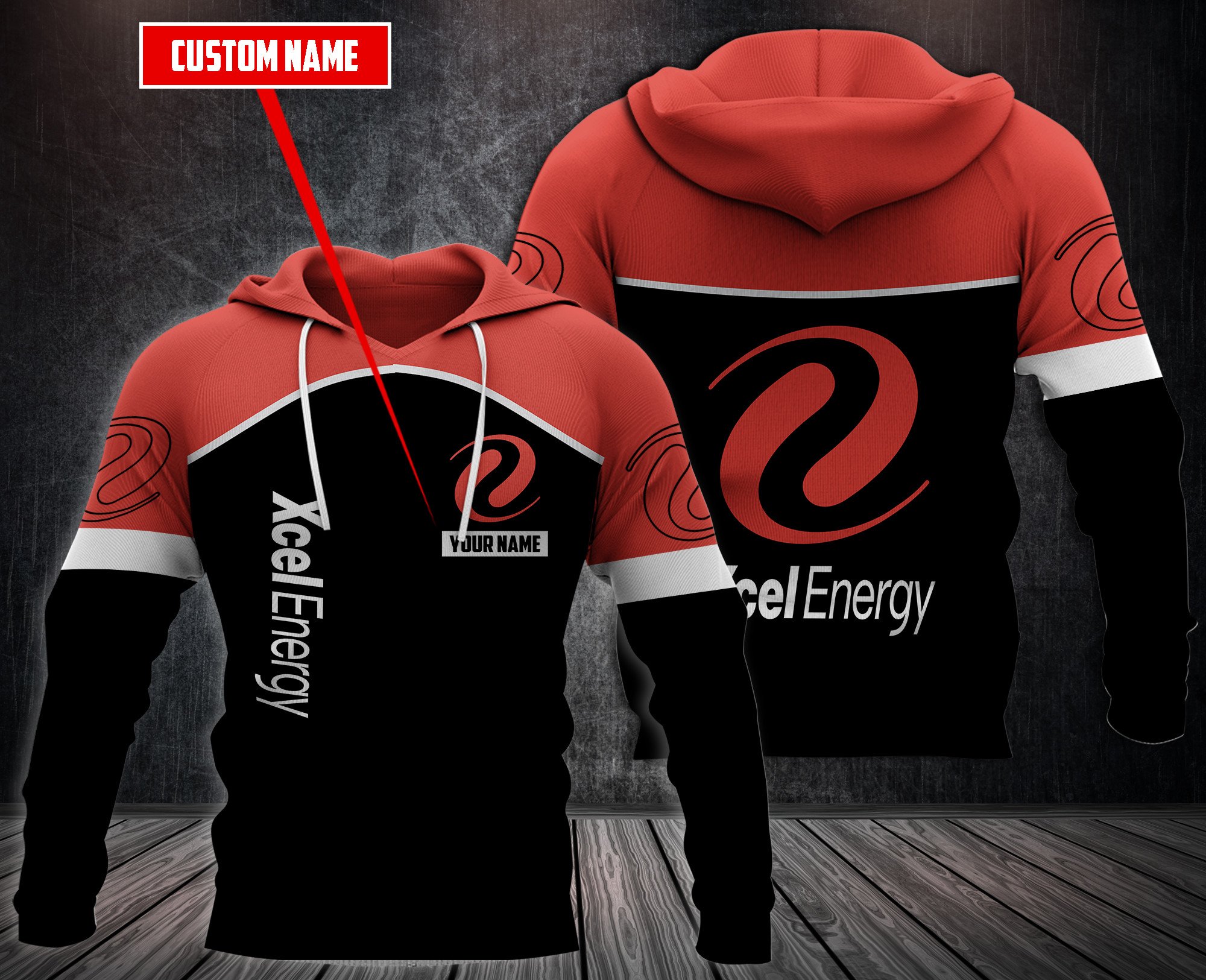 Personalized-Xcel-Energy-Custom-Hoodie-Fleece-Hoodie-2