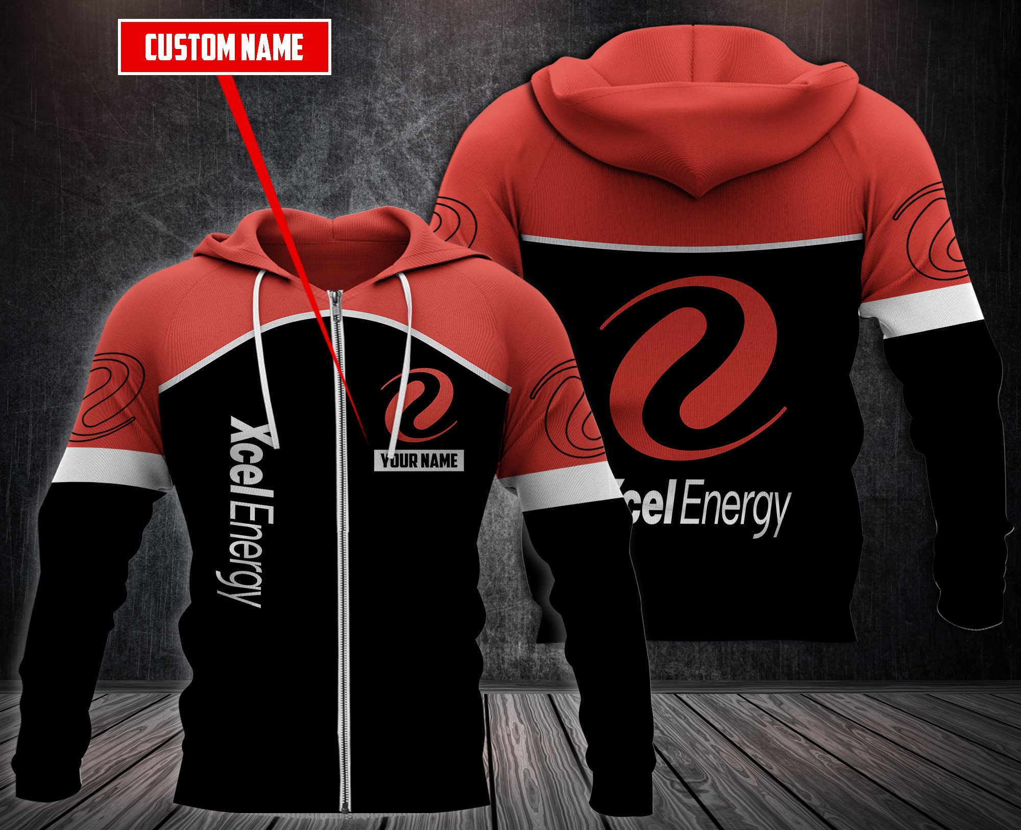 Personalized-Xcel-Energy-Custom-Hoodie-Fleece-Hoodie-3